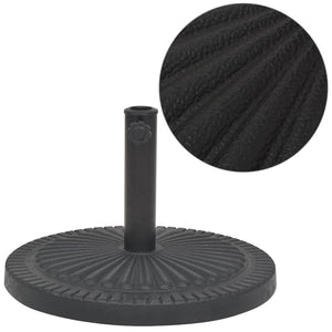 Base per Parasole Circolare in Resina Nera 29 kg cod mxl 59349