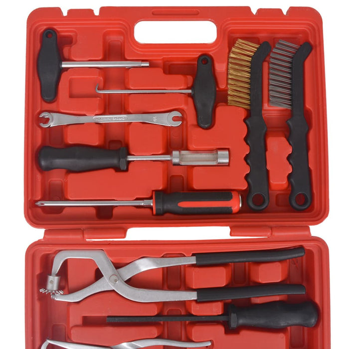 Kit di Attrezzi 15 pz per Manutenzione e Assemblaggio Freni 210425