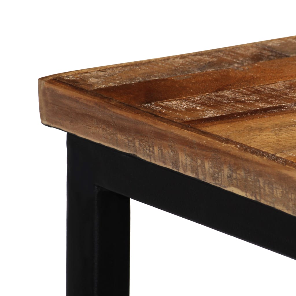 Tavolo Consolle in Legno Massello di Teak 90x30x76 cm 245418