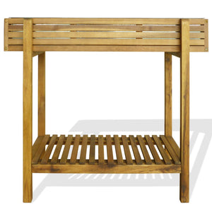 Letto Rialzato da Giardino in Legno Massello di Acacia e Zinco  cod mxl 66782