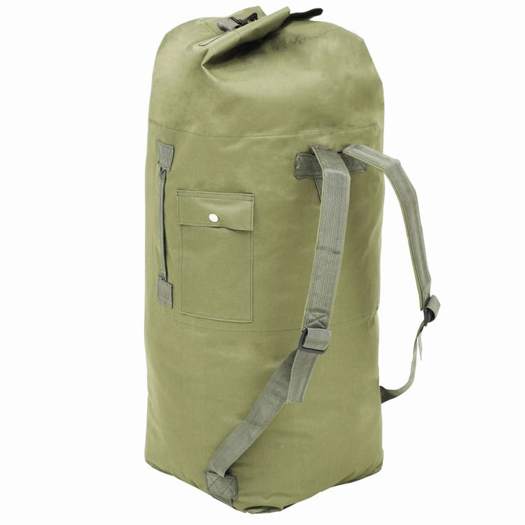 Borsone da Viaggio Stile Militare 85 L Verde Oliva