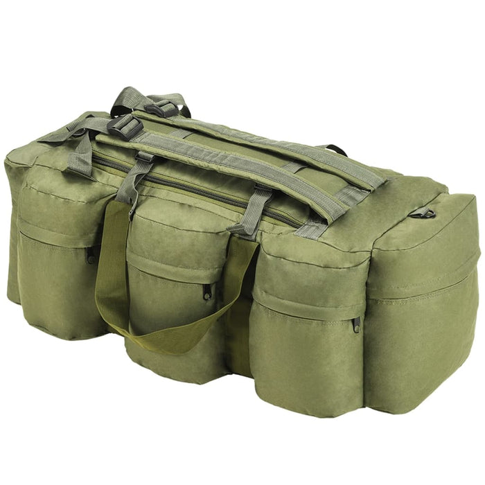 Borsone da Viaggio Stile Militare 3 in 1 90 L Verde Oliva cod mxl 71141