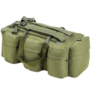 Borsone da Viaggio Stile Militare 3 in 1 90 L Verde Oliva 91388