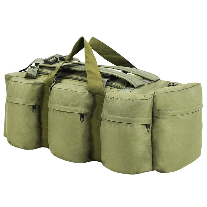 Borsone da Viaggio Stile Militare 3 in 1 90 L Verde Oliva cod mxl 71141