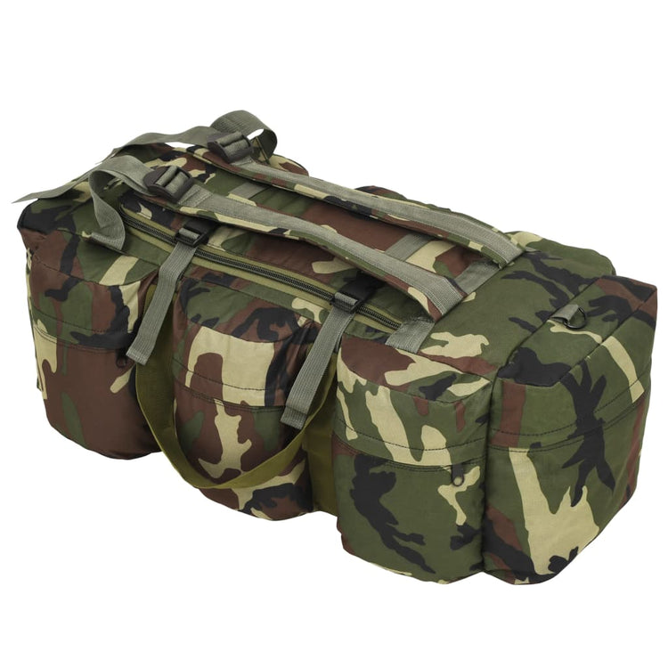 Borsone da Viaggio Stile Militare 3 in 1 90 L Mimetico cod mxl 73105