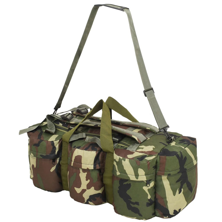 Borsone da Viaggio Stile Militare 3 in 1 90 L Mimetico cod mxl 73105