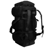 Borsone da Viaggio Stile Militare 3 in 1 90 L Nero