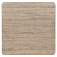 Tavolo Bistrot MDF e Acciaio Quadrato 80x80x75 cm Color Rovere 245614