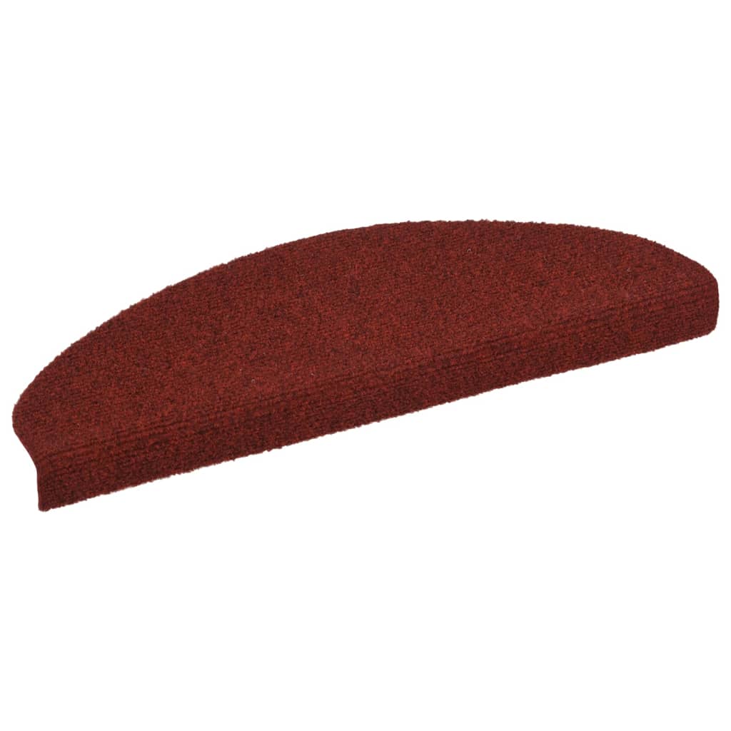 Tappetini Autoadesivi per Scale 15 pz 65x21x4 cm Rosso cod mxl 65781