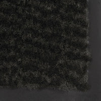 Tappeto Antipolvere Trapuntato Rettangolare 40x60cm Nero cod mxl 49477