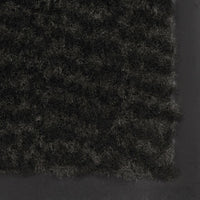 Tappeto Antipolvere Trapuntato Rettangolare 80x120cm Nero cod mxl 76256