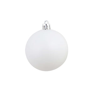 Set Palline di Natale 100 pz 3/4/6 cm Bianco/Grigio