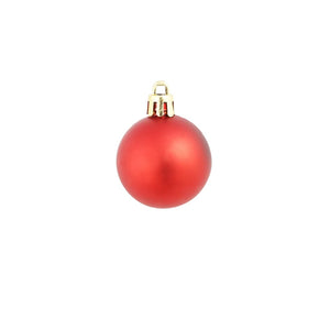 Palline di Natale 100 pz Rosso/Oro/Verde 245718