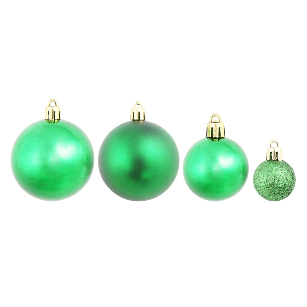 Palline di Natale 100 pz Rosso/Oro/Verde 245718