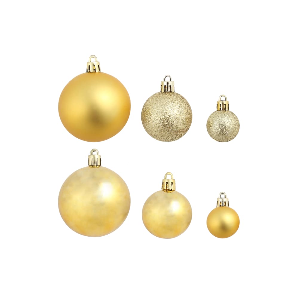 Palline di Natale 100 pz Argento/Oro