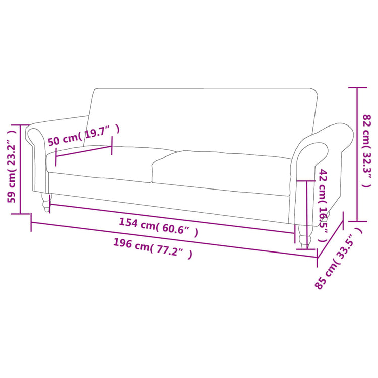 Divano Letto con Braccioli Pelle Scamosciata Sintetica Marrone cod mxl 14937