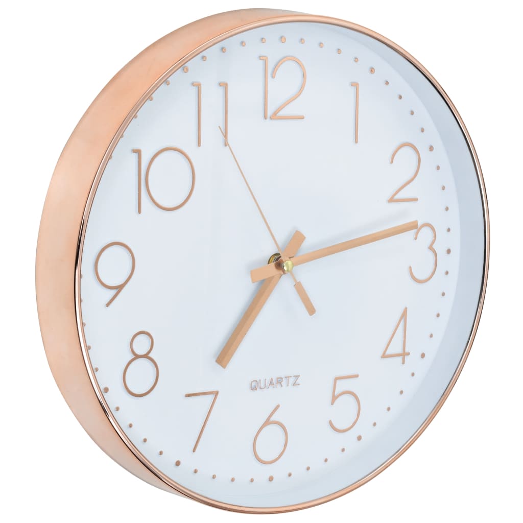 Orologio da Parete 30 cm Oro Rosa