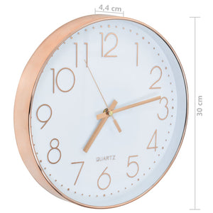 Orologio da Parete 30 cm Oro Rosa 50633