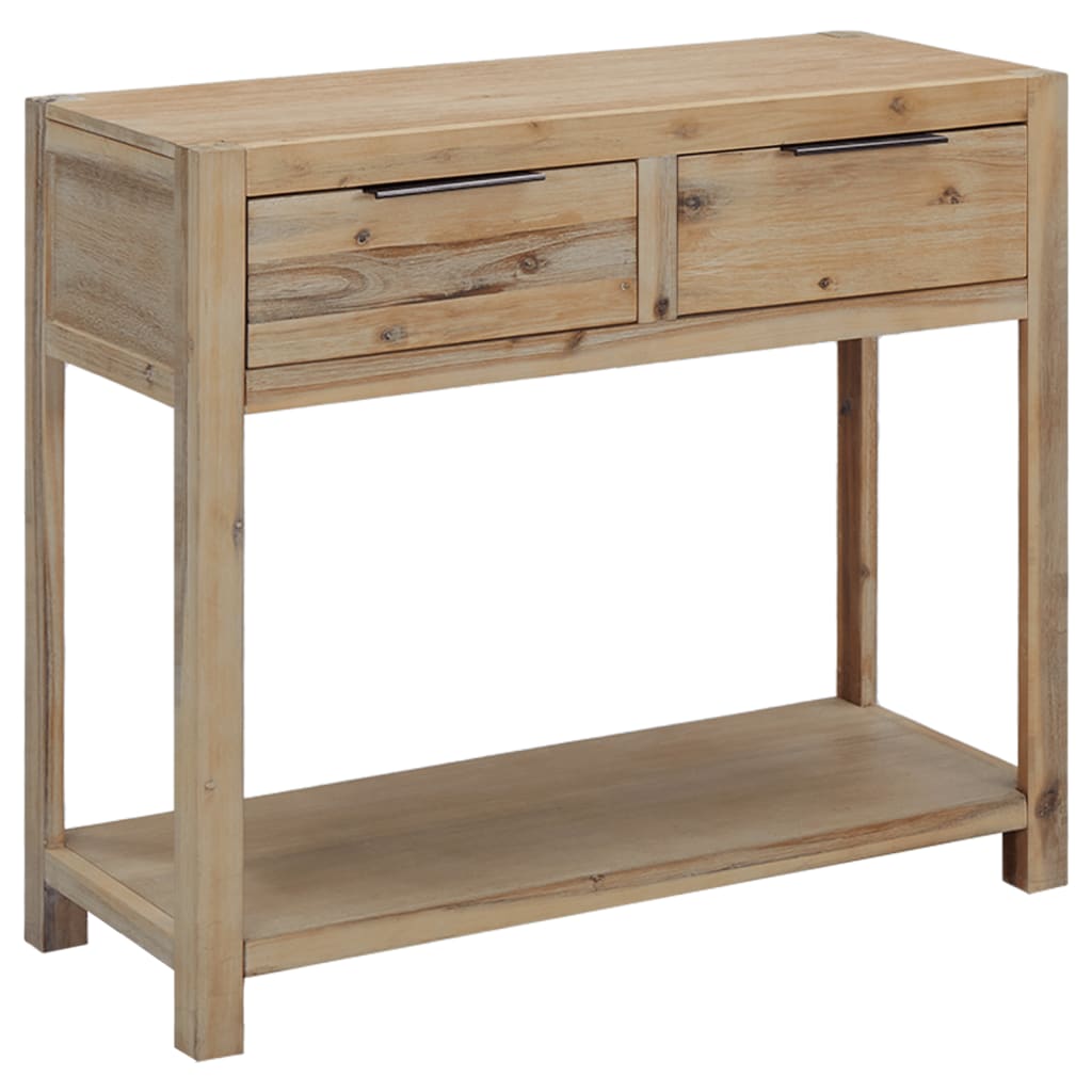 Tavolo Consolle 82x33x73 cm in Legno Massello di Acacia 245684