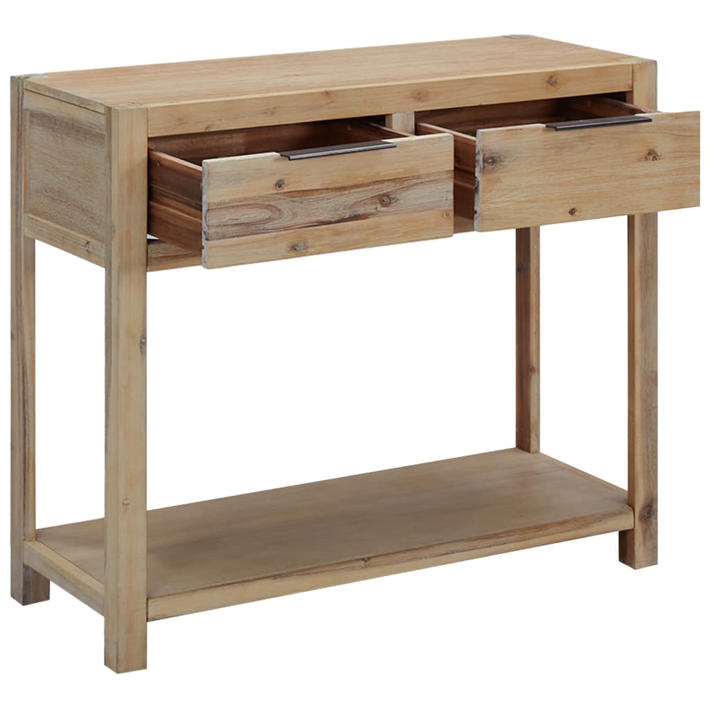 Tavolo Consolle 82x33x73 cm in Legno Massello di Acacia 245684