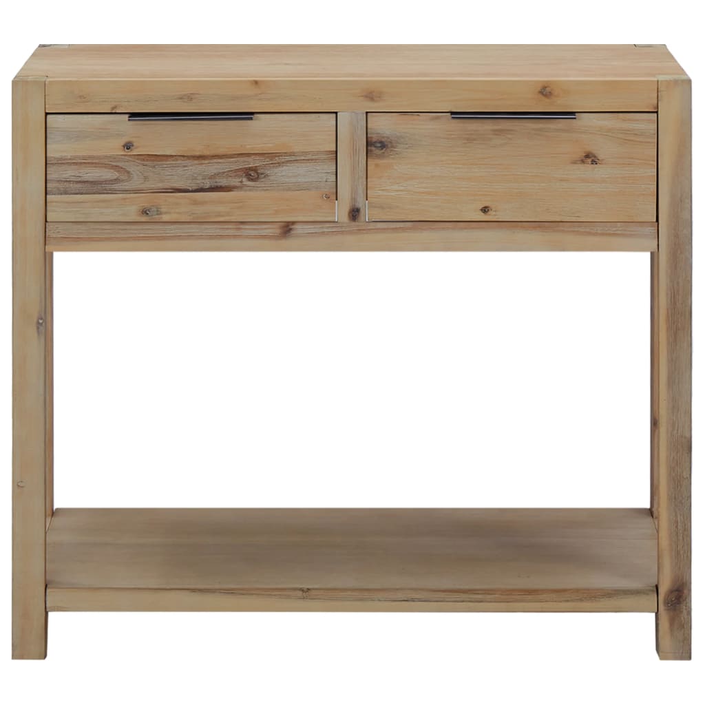 Tavolo Consolle 82x33x73 cm in Legno Massello di Acacia 245684