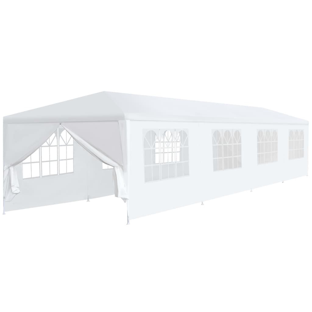 Gazebo da Giardino 3x12 m Bianco 91429