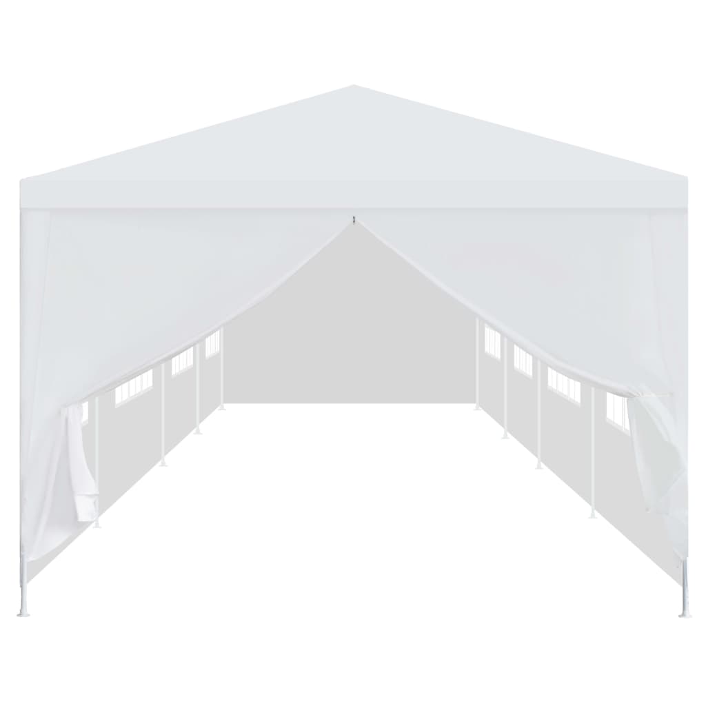 Gazebo da Giardino 3x12 m Bianco 91429