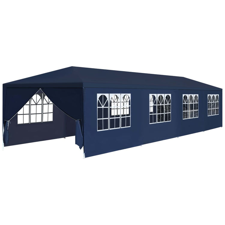 Gazebo da Giardino 3x12 m Blu 91430