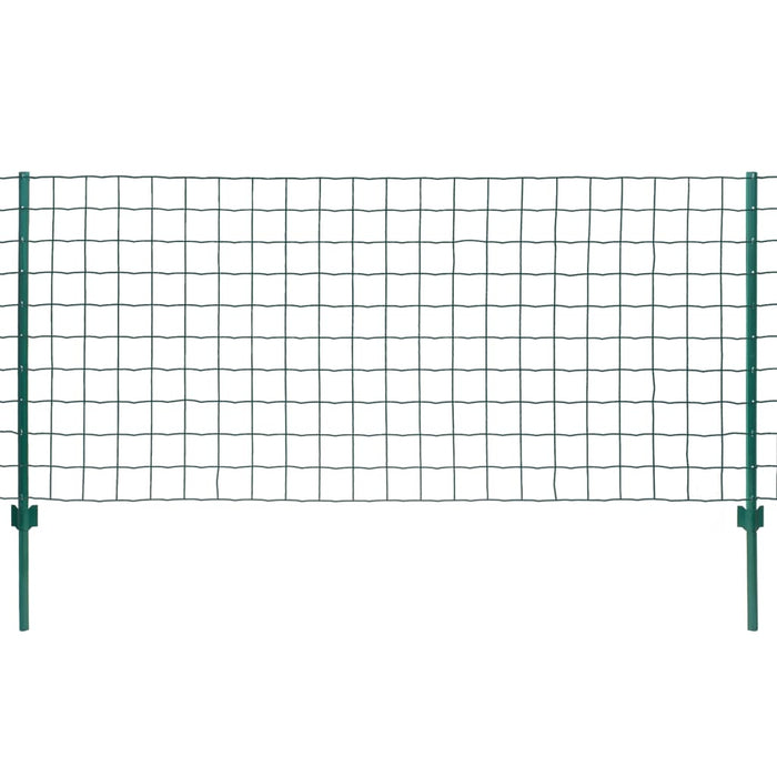 Recinzione Euro 20x0,8 m in Acciaio Verde