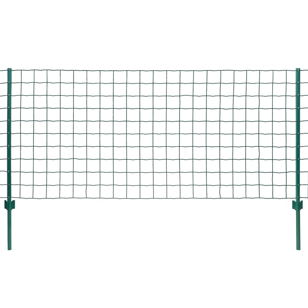 Recinzione Euro 20x0,8 m in Acciaio Verde cod mxl 14348