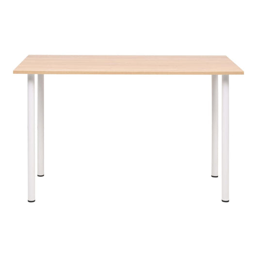 Tavolo da Pranzo 120x60x73 cm Rovere e Bianco