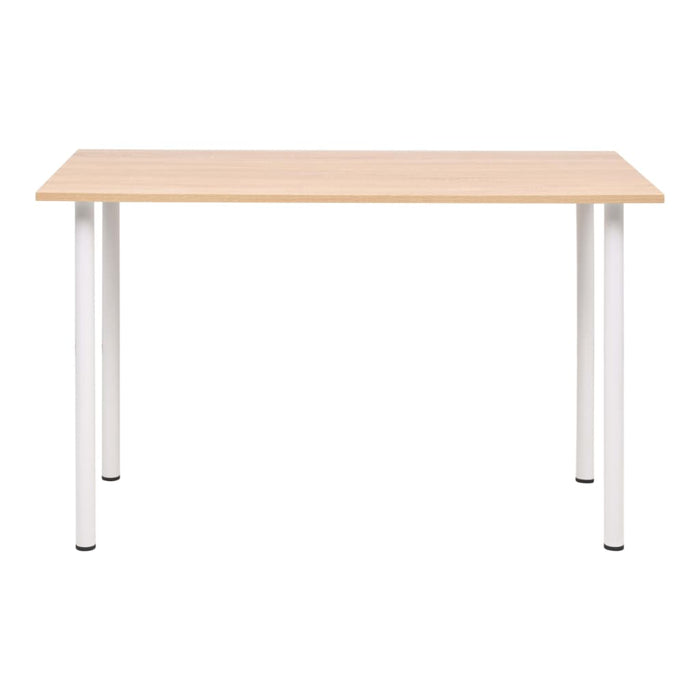 Tavolo da Pranzo 120x60x73 cm Rovere e Bianco