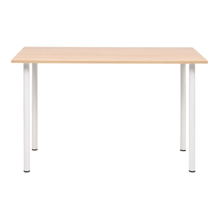 Tavolo da Pranzo 120x60x73 cm Rovere e Bianco