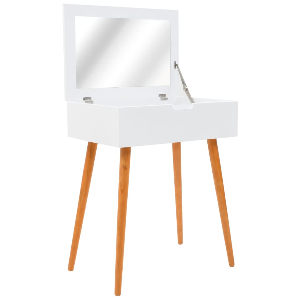 Toletta con Specchio in MDF 60x40x75 cm 245751