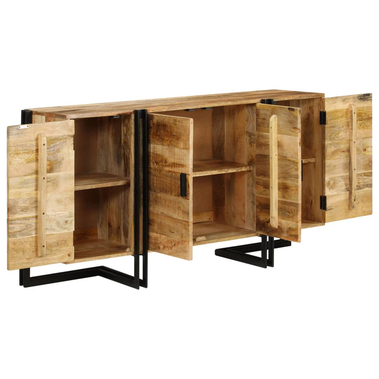 Credenza in Legno Massello di Mango 150x40x80 cm