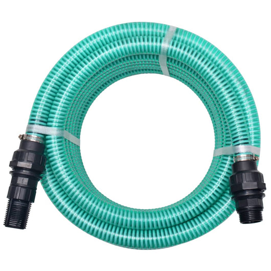 Tubo di Aspirazione con Connettori 7 m 22 mm Verde 142894