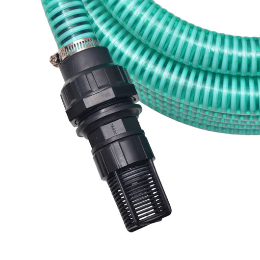 Tubo di Aspirazione con Connettori 7 m 22 mm Verde 142894