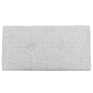 Panca e 2 Pouf in Giunco Grigio cod mxl 43297