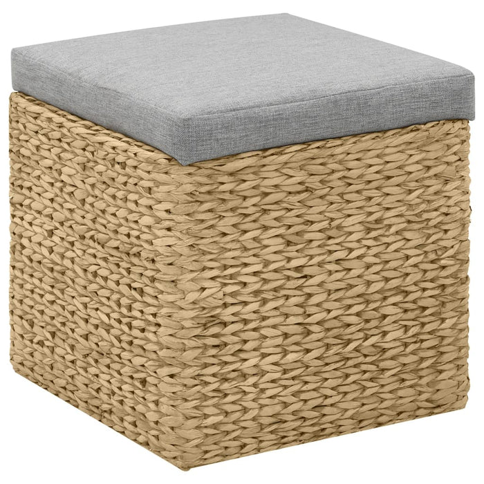 Set Pouf 2 pz in Giunco Grigio  cod mxl 58107