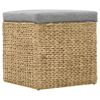 Set Pouf 2 pz in Giunco Grigio  cod mxl 58107