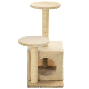 Albero per Gatti con Tiragraffi in Sisal 60 cm Beige  cod mxl 20017