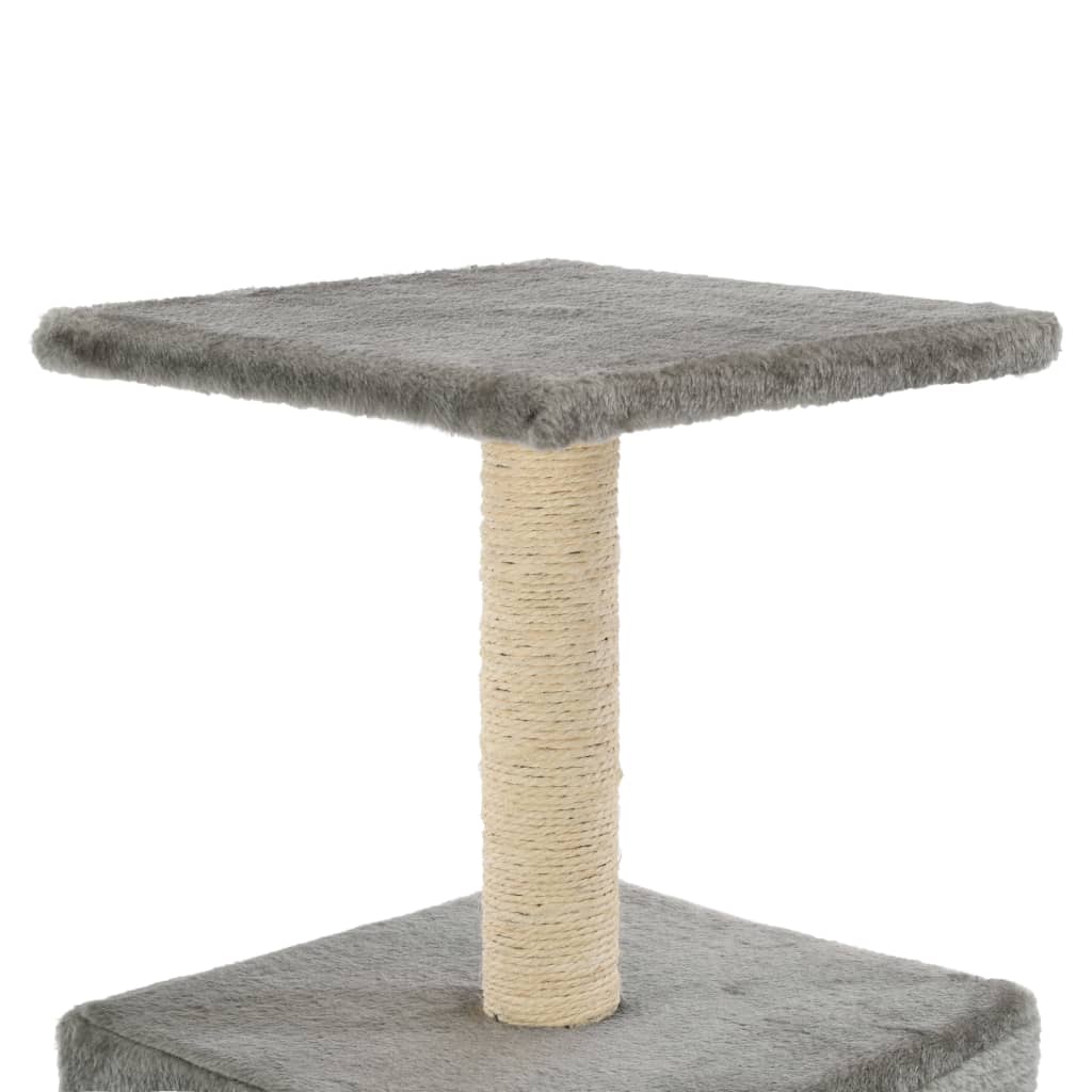 Albero per Gatti con Tiragraffi in Sisal 55 cm Grigio cod mxl 18502