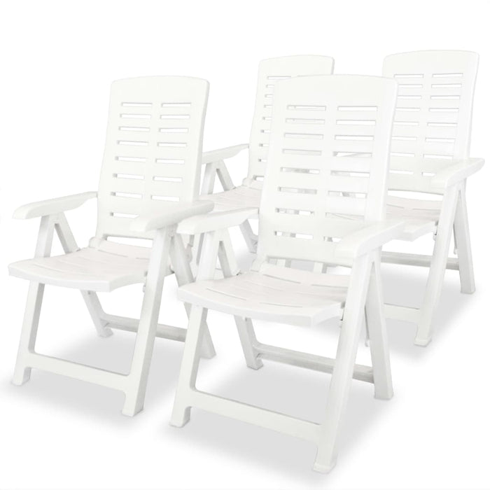 Set da Pranzo da Giardino 5 pz in Plastica Bianco 275074