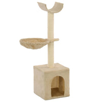 Albero per Gatti con Tiragraffi in Sisal 105 cm Beige cod mxl 23962