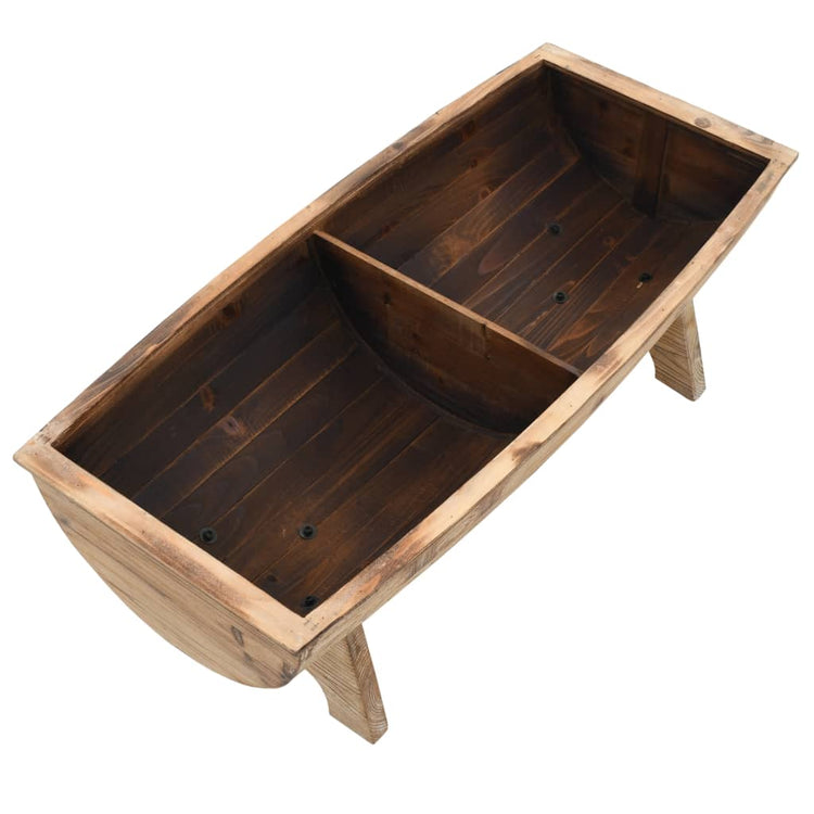 Cassapanca in Legno Massello e Tessuto 103x51x44 cm 245767