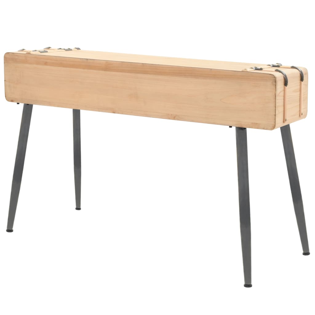 Tavolo Consolle in Legno Massello di Abete 115x40,5x76 cm 245772