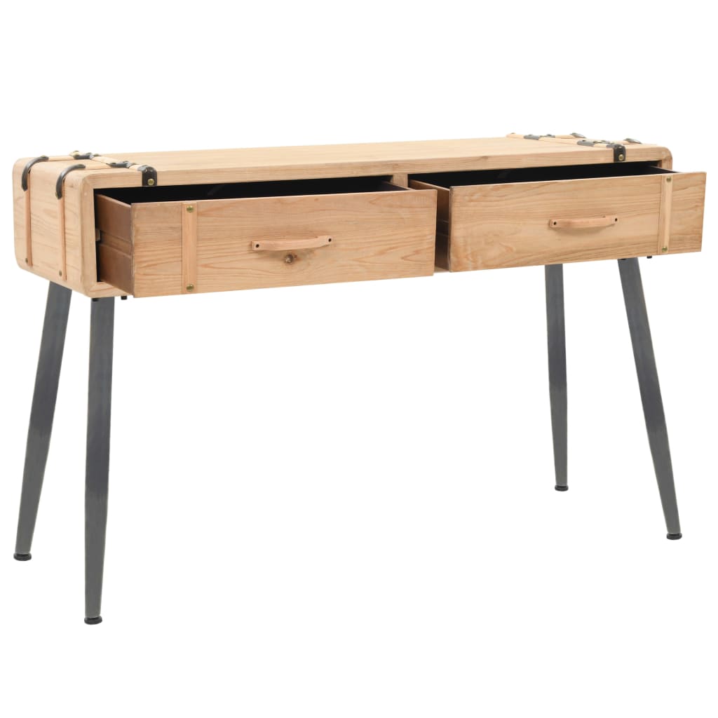 Tavolo Consolle in Legno Massello di Abete 115x40,5x76 cm 245772