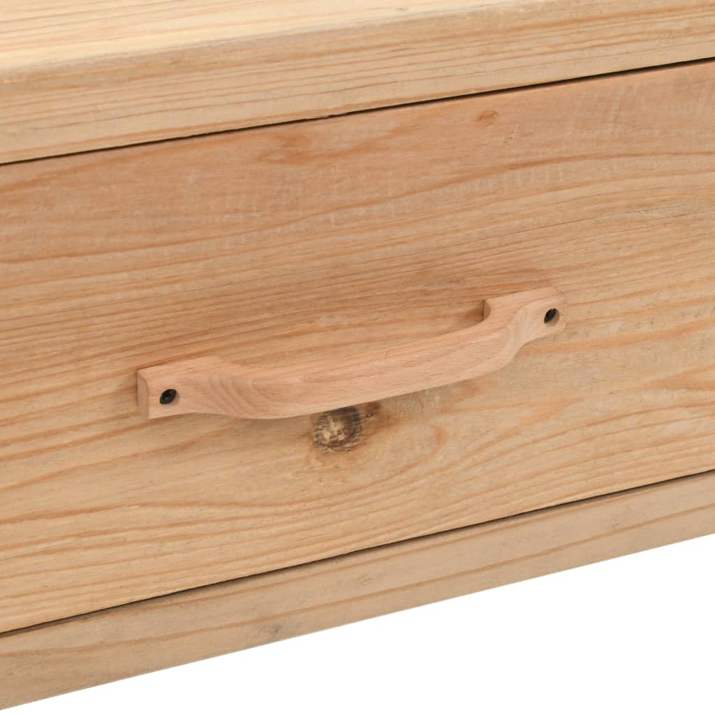 Tavolo Consolle in Legno Massello di Abete 115x40,5x76 cm 245772