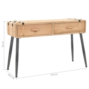 Tavolo Consolle in Legno Massello di Abete 115x40,5x76 cm cod mxl 58769