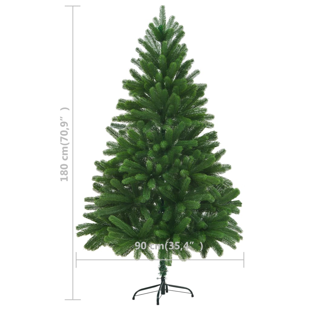 Albero di Natale Artificiale con Aghi Realistici 180 cm Verde cod mxl 18328